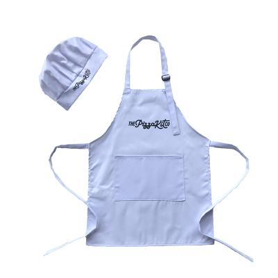 China Eco-Friendly Eco-Friendly Kids Garden Apron White Chef Apron And Hat Painting Set For Kids for sale