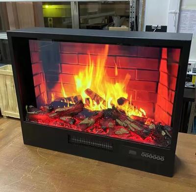 China Contemporary remote control simulation heating discoloration electric fireplace home decorative for sale