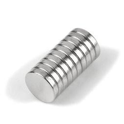 China N42 D12*2.5mm Permanent  Neodymium Disc Shaped Magnets for Household Use for sale