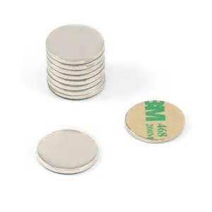 China Factory Direct Supply D15x1mm Environmentally Friendly 3M Adhesive Disc Stick on Neodymium Magnets for sale