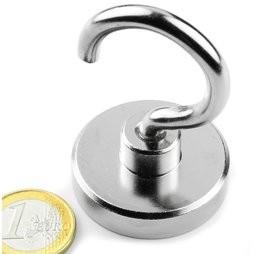 China China Manufacturers Rare Earth neodymium Magnetic Hook cup Pot Magnet With Circular Rings Eyebolt for sale