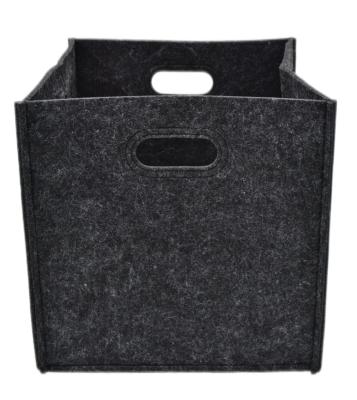 China Modern High Quality Custom Made Felt Toy Chest Stackable Premium Storage Basket Boxes For Home for sale