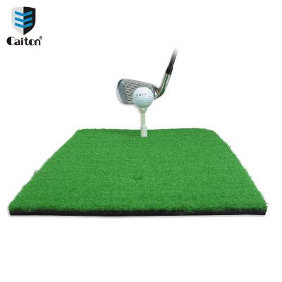 China Durable Premium Impact Golf Mat Path Feedback Golf Practice Mat Advanced Guides and Rubber Backing Golf Hitting Mat for sale