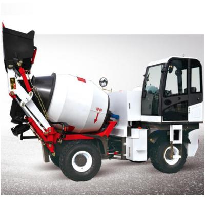 China Garment Shop Hydraulic Hopper Dual Shaft Electric Automatic Efficiency Mounted Concrete Mixer for sale