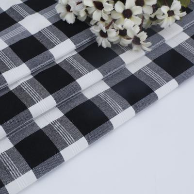 China High quality yarn dyed pill dyed anti stripe plaid casual check shirts fabric in sales for sale