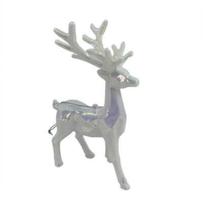 China 2021 Plastic Christmas Tree Decoration Novelty Christmas Decoration Reindeer Dcorative Ornament Decoration for sale