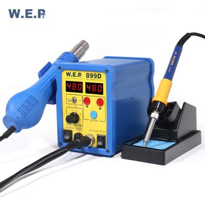 China WEP 899D small hot air smd repair machine repair shops bga rework machine soldering station for sale