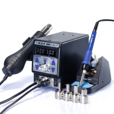 China Professional machinery repair shops WEP 899D-II air gun hot smd rework station for sale