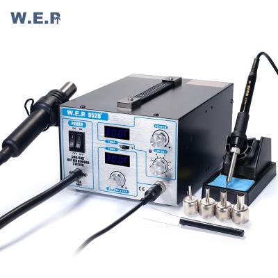 China Lead Free WEP 952D+ SMD Machinery Repair Shops Used Rework Station Hot Air Station Soldering Solder for sale