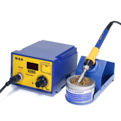 China Machine repair shops WEP 939D digital fast heating motherboard IC repair mobile soldering iron station for sale