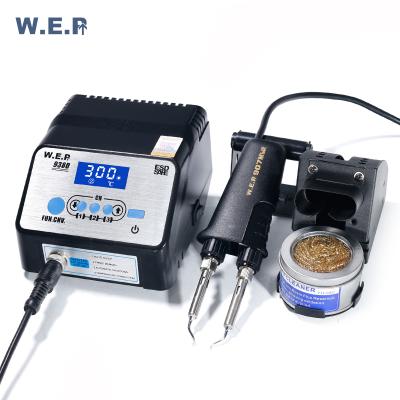 China Hot desoldering machinery repair shops WEP 938D smd tweezers soldering station for sale