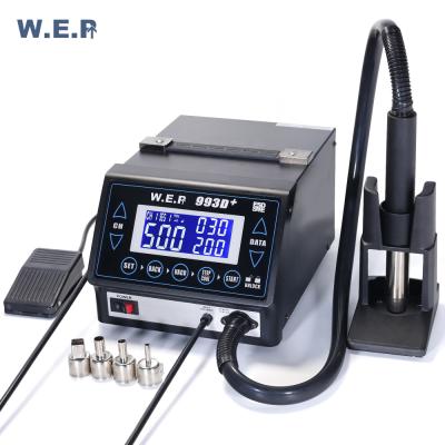 China WEP 993D+ Programmable Hot Air Desoldering Station Rework Soldering Station for sale