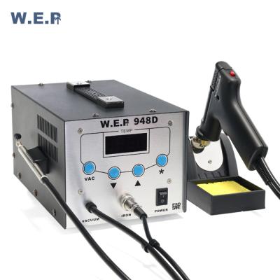 China WEP 948D Welding And Desoldering Gun Station Suction Tin Gun Welding Machine 948D Standard Version for sale