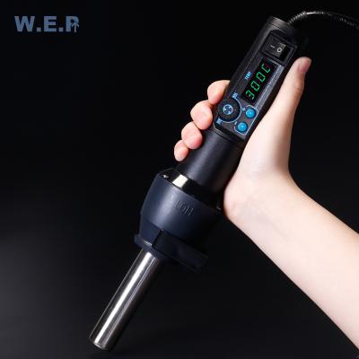 China WEP 8858-I portable digital plastic hot air fan heat gun soldering station of machinery repair shops for sale