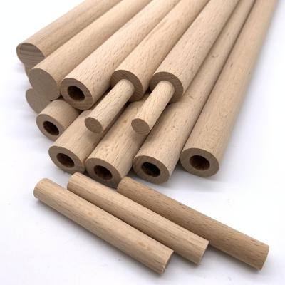 China China Manufacturers Selling Wooden Threaded Stick With Hole for sale