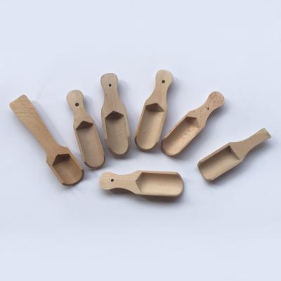 China Viable Top Selling Portable Cutlery Wholesale Mini Wooden Spoon for sale