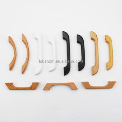 China China Natural High Quality Natural Beech Door Handles Custom Woodwork and Wooden Handles for Sideboards, Drawers and Wardrobes for sale