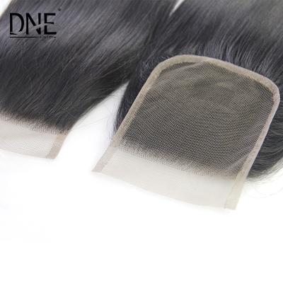 China Silky Straight Wave Cuticle Aligned Hair HD Lace Up Real HD Lace Headband Closure Hair for sale