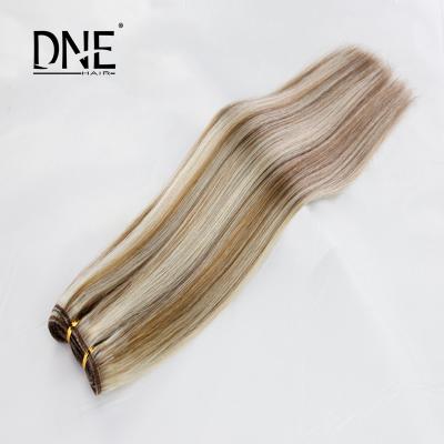 China Silky Straight Russian Slavic Raw Hair Weft Extensions Wholesale Raw Unprocessed Wave Hair Wefts for sale