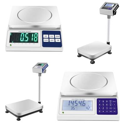 China tcs series electronic platform scale digital dial 300kg balanzas industrial weighing calibration 60kg 100kg 150kg 200kg 300kg for sale