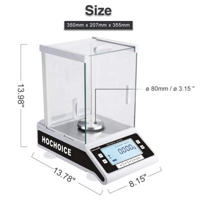 China 0.0001g/0.001g electronic digital analytical balances 100g-1000g for sale