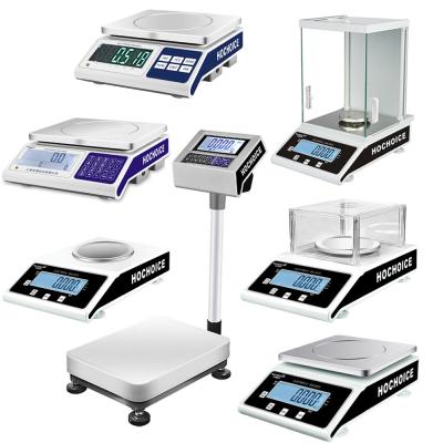 China New High Precision Electronic Electronic Digital Laboratory Scale 0.1g-0.1mg 100g-15kg Analytical Balance for sale