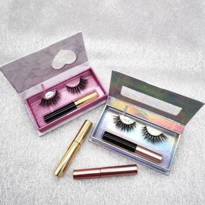 China Fashion False Eyelashes Private Label Magnetic Mink Magnetic Eyelashes for sale