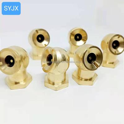 China Heavy Duty Brass Hose Connection Air Chuck, Straight Open Flow Tire Chuck with Locking Clip, 1/4