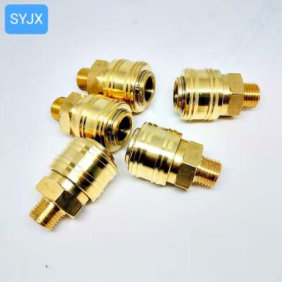 China Air Quick Coupler Hose Connection Guangdong Factory German Type With 8mm Hose Barb Quick Coupling In Stock for sale