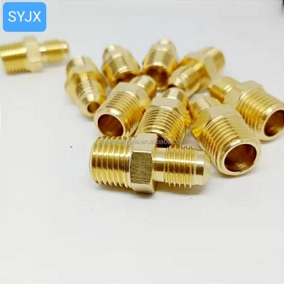 China Hose Connection Brass Tube Fitting, Half Union Gas Adapter 3/8