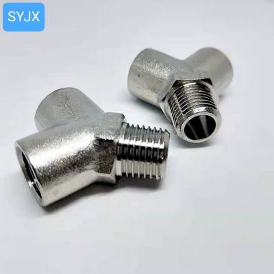 China Pipe Connection Y Type Fittings Equal Stock Pipe Fittings Brass Tube Fittings 1/4