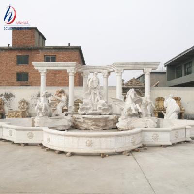 China Large Modern Outdoor Marble Fountain Fontana Di Trevi Marble Water Fountain For Sale for sale