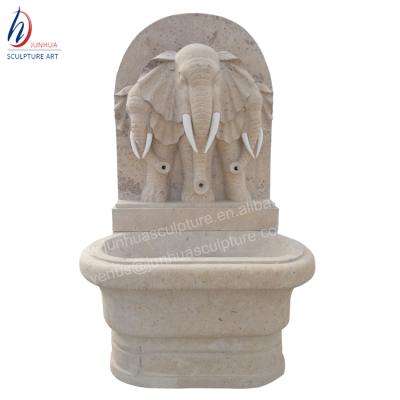 China Modern Wall Elephant Marble Water Fountain for sale