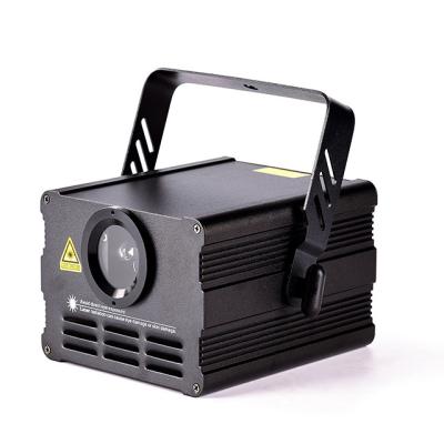 China Special Theme Park Mini 1W RGB Laser Stage Lighting Projector , Text Laser Logo Projector for sale