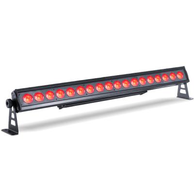 China Theme Park 18pcs 10W RGBW 4in1 LED IP65 LED Stage Light Bar Light for Outdoor for sale