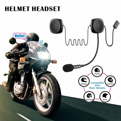 China Ear Hook Motorcycle Helmet Headset Hands Free For GPS Voice Instruction Motorbike Talking Receiving Intercom for sale