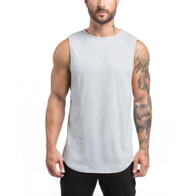 China Gym Tank Top Men Wholesale Single Smooth Tank Tops Gym Tank Top Men Custom Bulk Quantity for sale