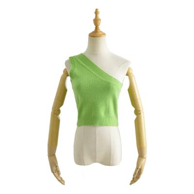 China Anti-wrinkle ZN New Arrive Vintage Pullover Women's Sleeveless Sweaters for sale