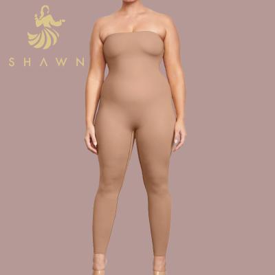 China Wholesale Custom Antibacterial Shaper Tummy Control Fajas Colombianas Seamless Postpartum Bodysuit Waist & Thigh Slimming Trainer for sale