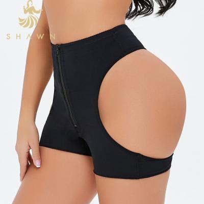 China Antibacterial Drop Shipping Colombian Butt Lifter Fajas Hot Selling High Waist Panties Belt Plus Size Body Shaper Shapewear Panties for sale