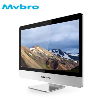 China Alloy Base 18.5 Inch Cheap All In One Desktop PC Computer Factory Sale With AMD/Intel 4 Cores CPU And Grade LCD HAS for sale