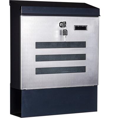 China Wall Mounted Powder Coated Mailbox Metal Mailbox Powder Coated Metal Mailbox for sale