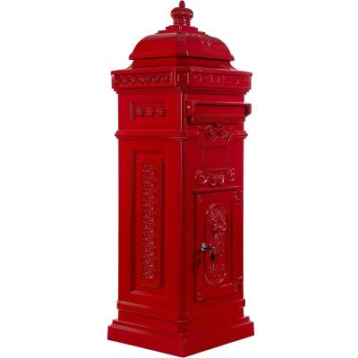 China Free Standing Mailboxes Cast Aluminum Mailbox Wholesale Mail Boxes Mailbox Post Box Mailbox for sale