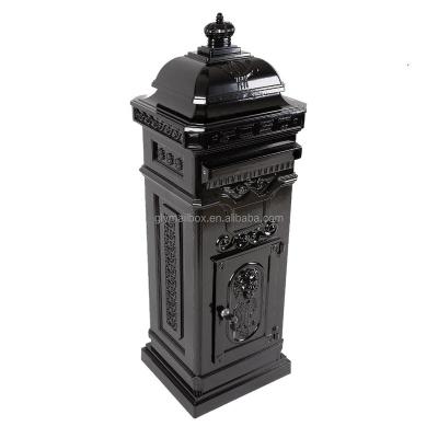 China Free Standing Unique Custom Cast Aluminum Mailbox for sale