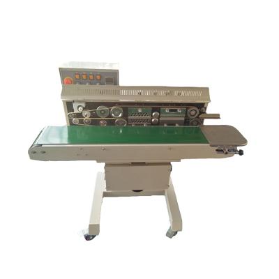 China CLOTHING Brother Automatic Model Horizontal Solid Ink Printing Pouch Plastic Film Bag Continuous Strip Sealer for sale