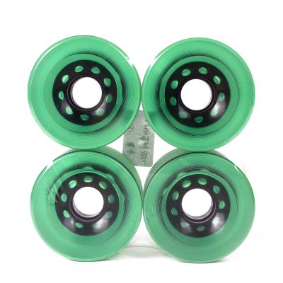 China OEM Adult Custom Cruiser Wholesale PU 83*52mm Large Sliding Longboard Wheels for sale