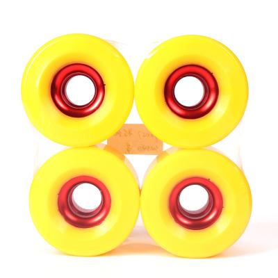 China China Adult PU Casting 83*52mm Freeride Slide Custom Longboard Big Wheels for sale