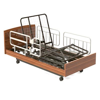 China EU-HC518 5 Crank Electric Wooden Multifunctional Hospital Bed Hospital Nursing Bed for sale