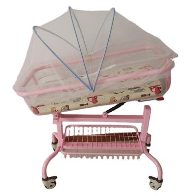 China EU-0236 Modern Hospital Baby Crib With ABS Basin Hospital Cradles For Infant for sale