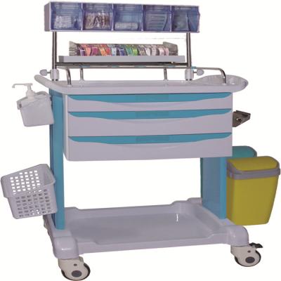 China EU-TR520 Medical Hospital Equipment Emergency Trolley Medical Equipment Traditional Crash Anesthesia Trolley for sale